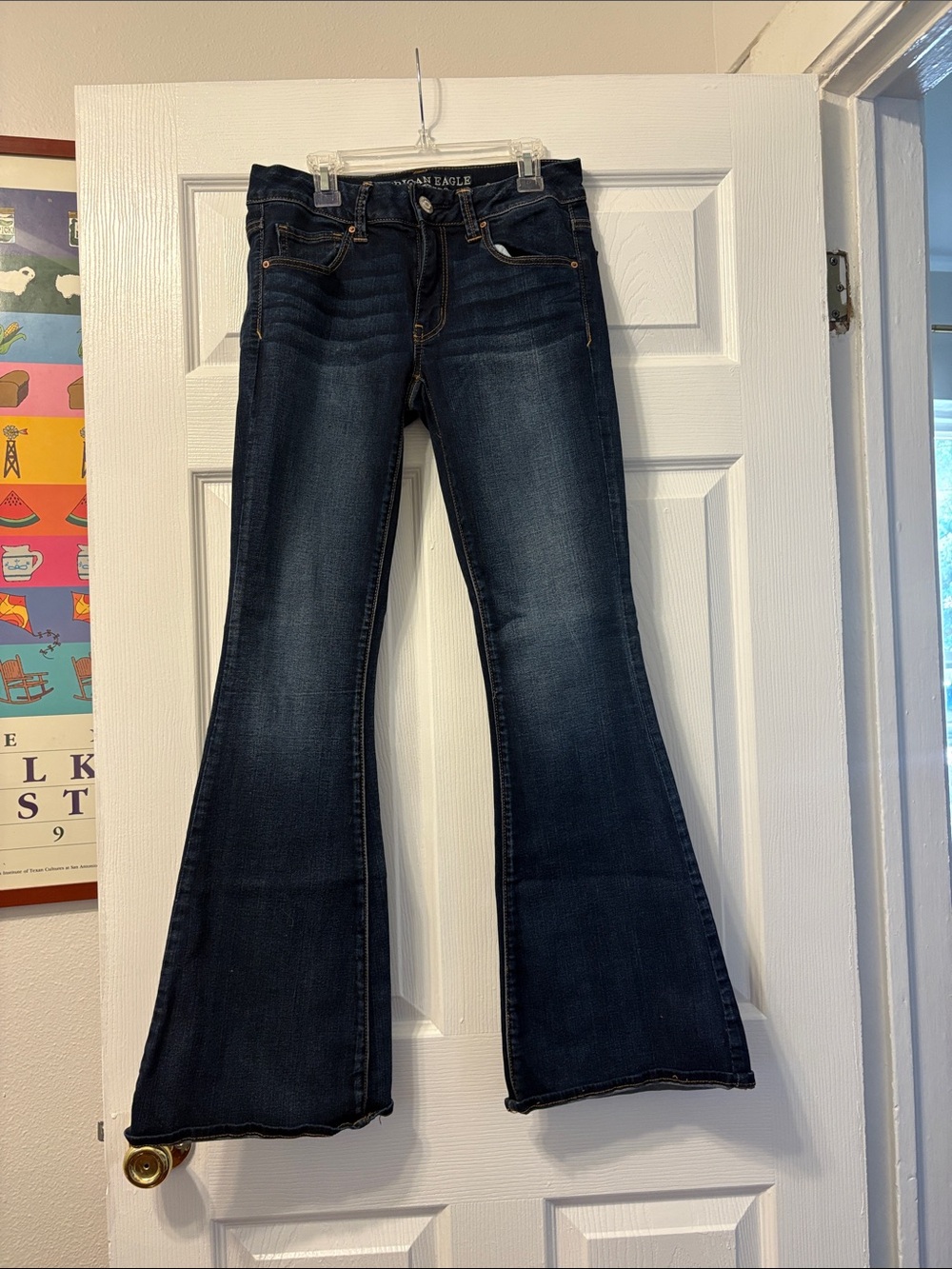 American Eagle Outfitters Dark Indigo Flare Jeans